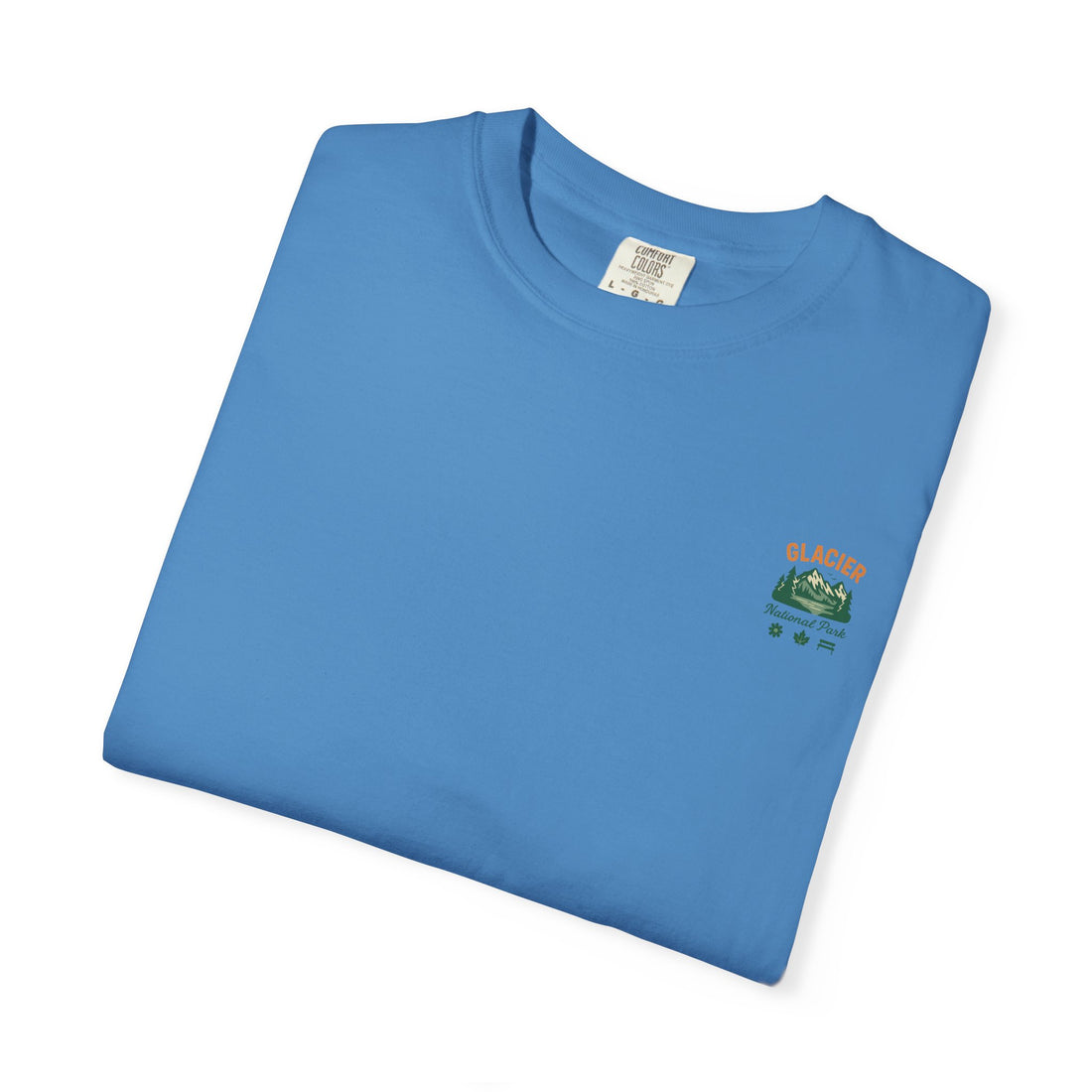 Glacier National Park Landscape T-shirt | Vintage Mountain Lake Tee