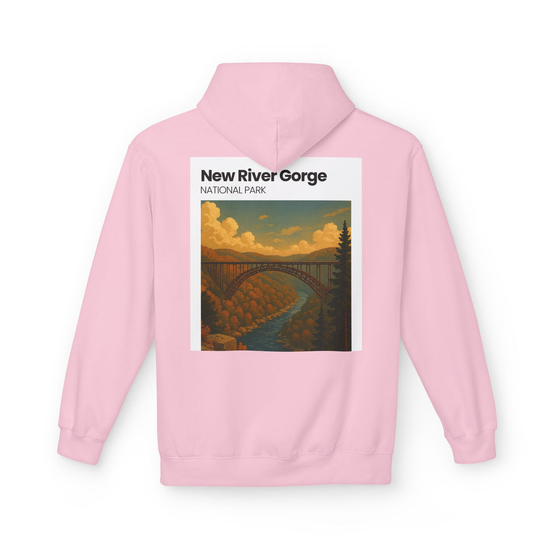 New River Gorge National Park hoodie | Scenic Bridge Landscape Pullover