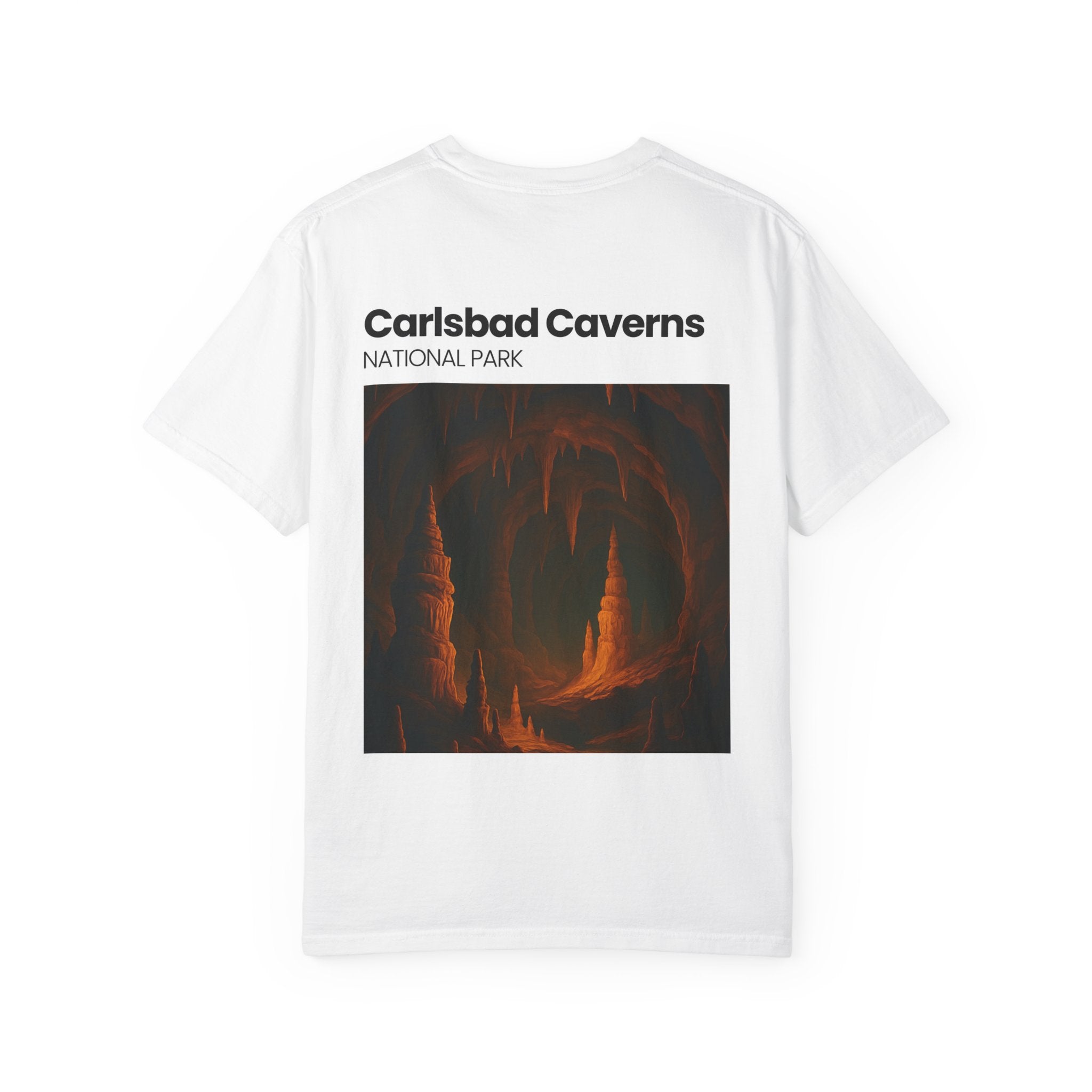 Carlsbad Caverns National Park Cave Art T-Shirt | Stalactite Stalagmite Print