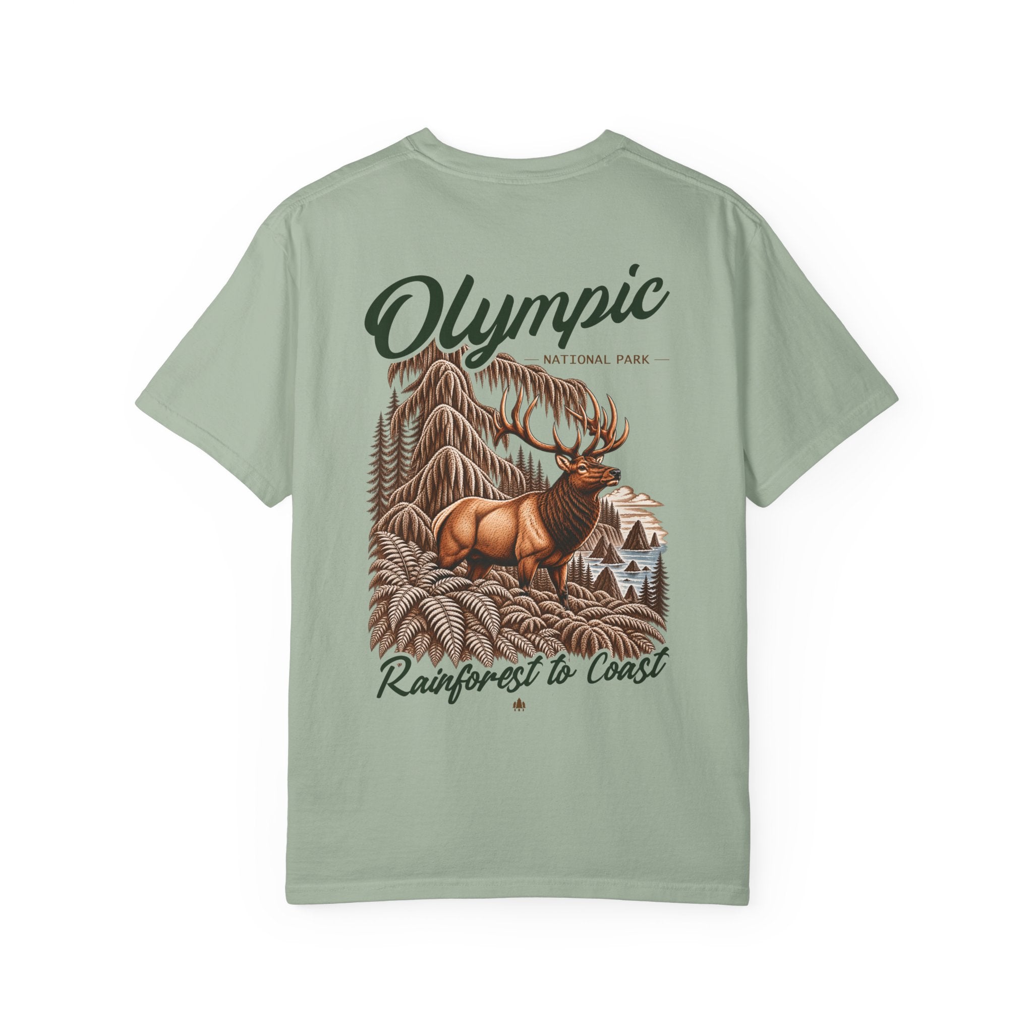 Olympic National Park Roosevelt Elk Graphic T-Shirt