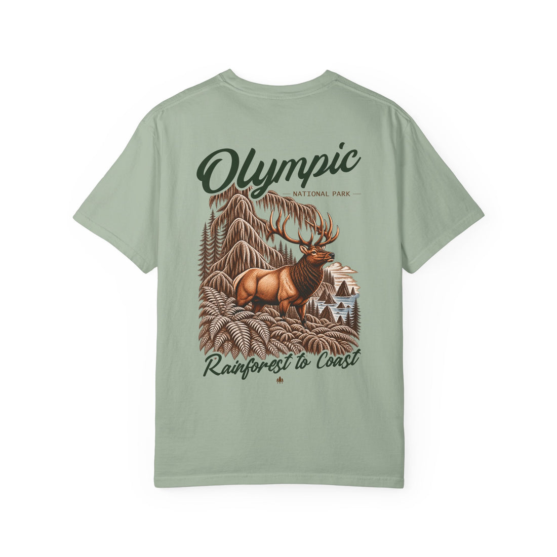 Olympic National Park Roosevelt Elk Graphic T-Shirt