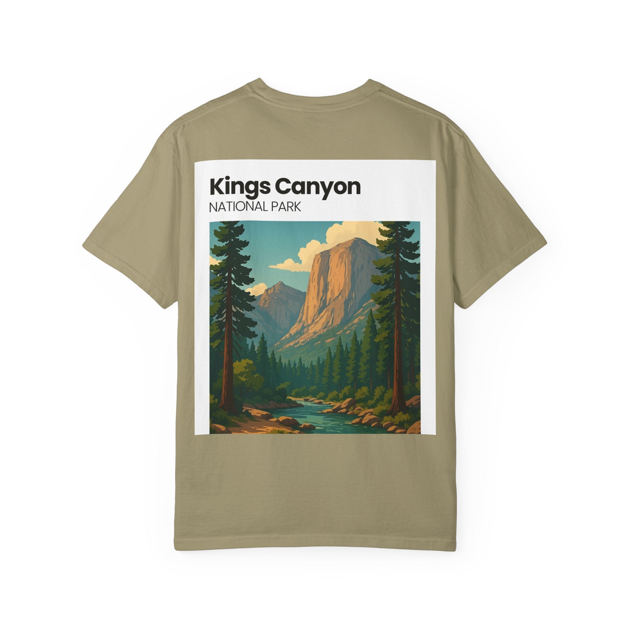 Kings Canyon National Park landscape T-Shirt | vintage park poster tee