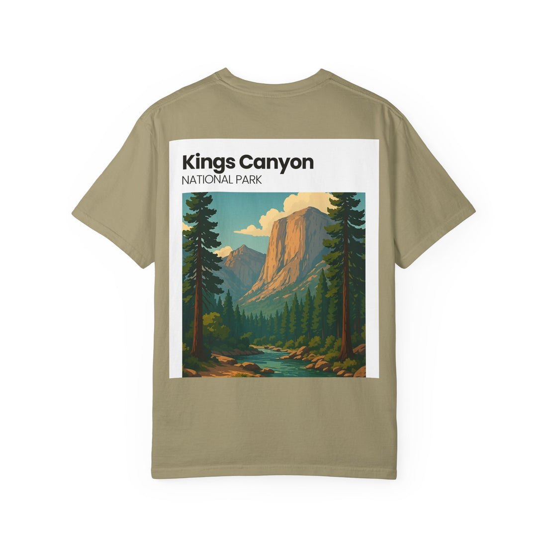 Kings Canyon National Park landscape T-Shirt | vintage park poster tee
