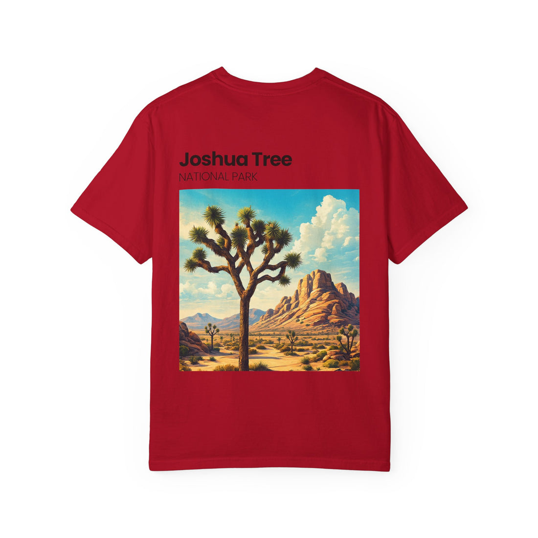 Joshua Tree National Park Vintage Landscape T-Shirt | Desert Scene Tee