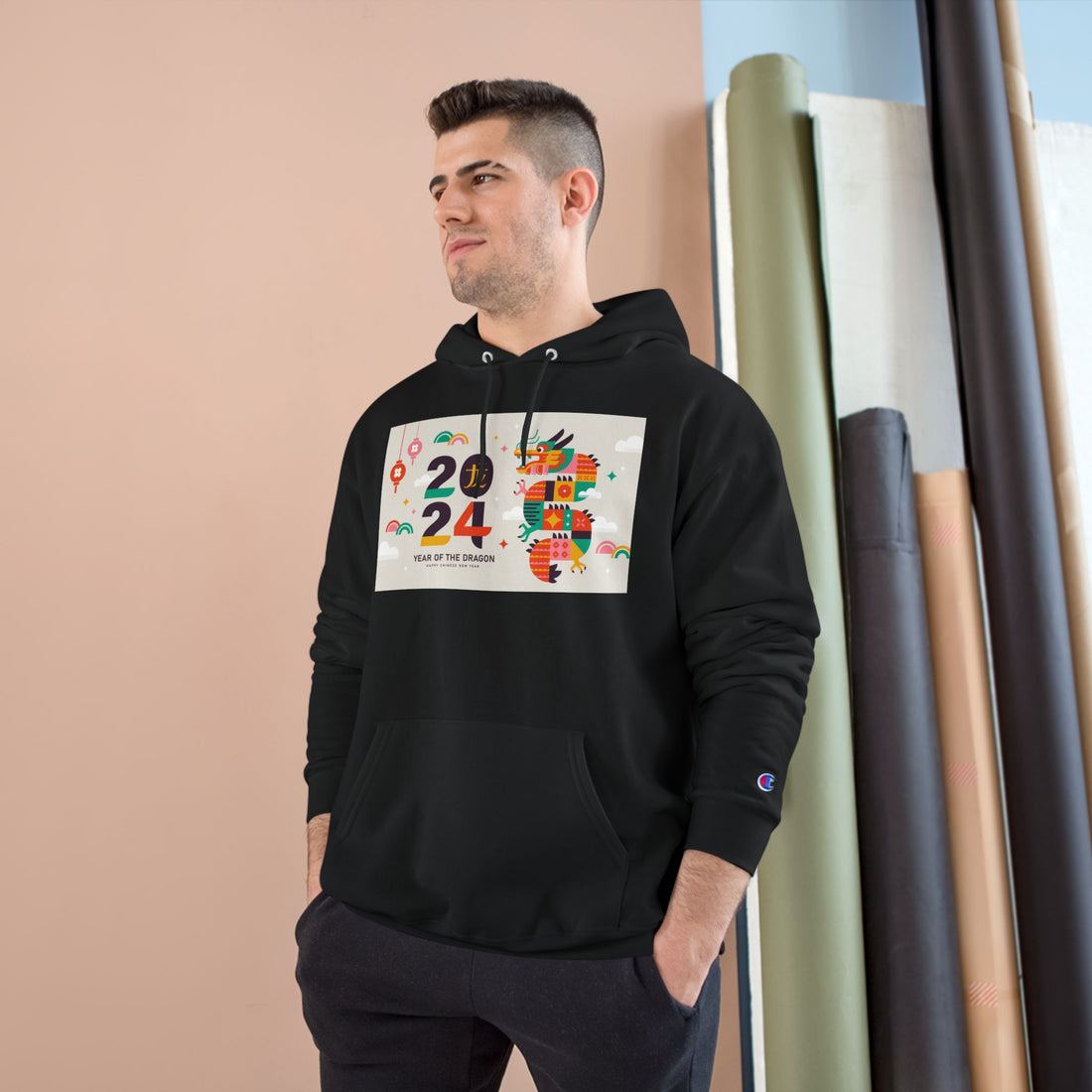 2024 Year of the Dragon Champion Hoodie - Celebrate Lunar New Year