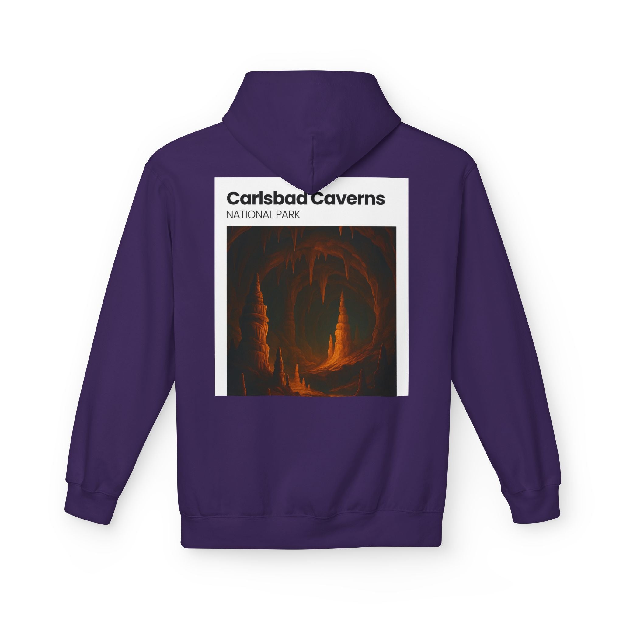 Carlsbad Caverns National Park Hoodie | Cave Stalactite Stalagmite Design