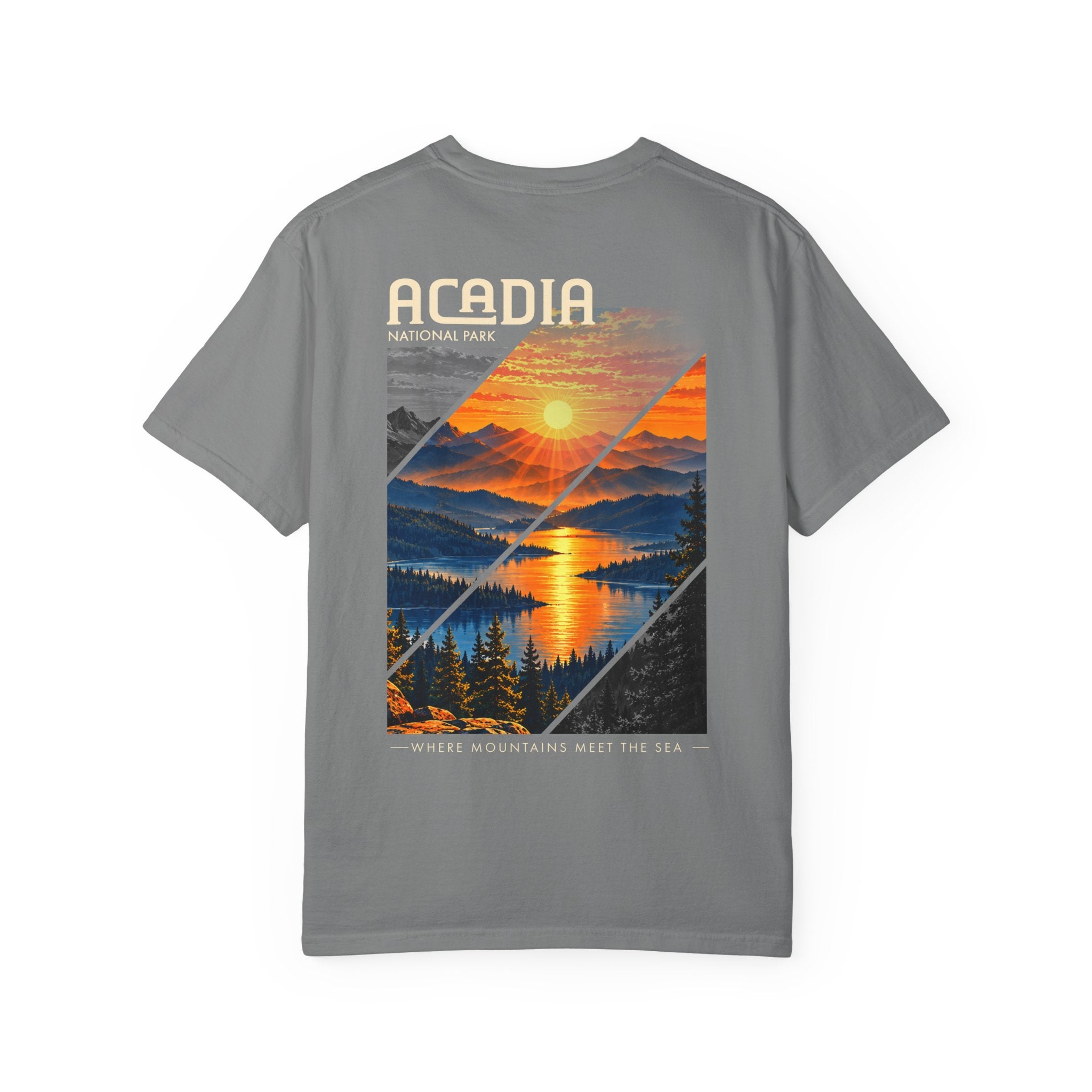 Acadia National Park Sunrise Graphic T-Shirt