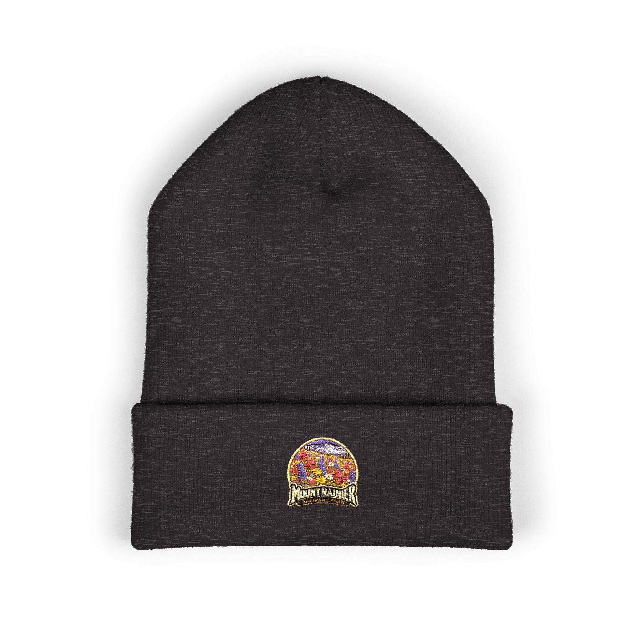 Mount Rainier National Park – Wildflower Meadow Round Patch Beanie