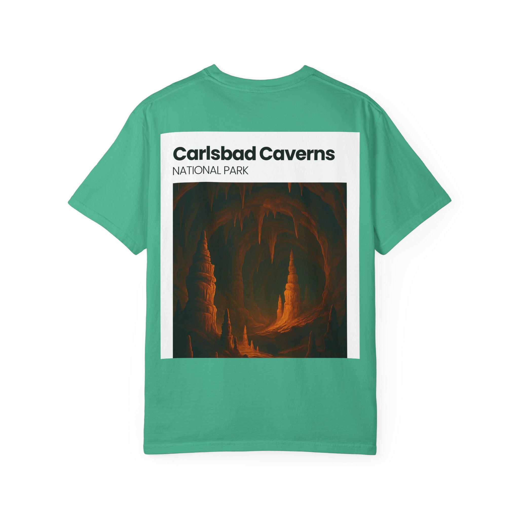 Carlsbad Caverns National Park Cave Art T-Shirt | Stalactite Stalagmite Print