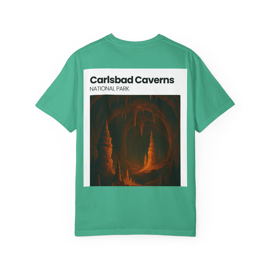 Carlsbad Caverns National Park Cave Art T-Shirt | Stalactite Stalagmite Print