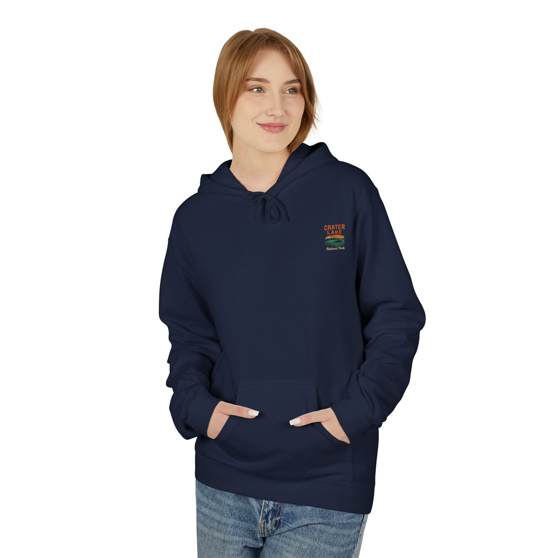 Crater Lake National Park Hoodie | Scenic Vintage Landscape