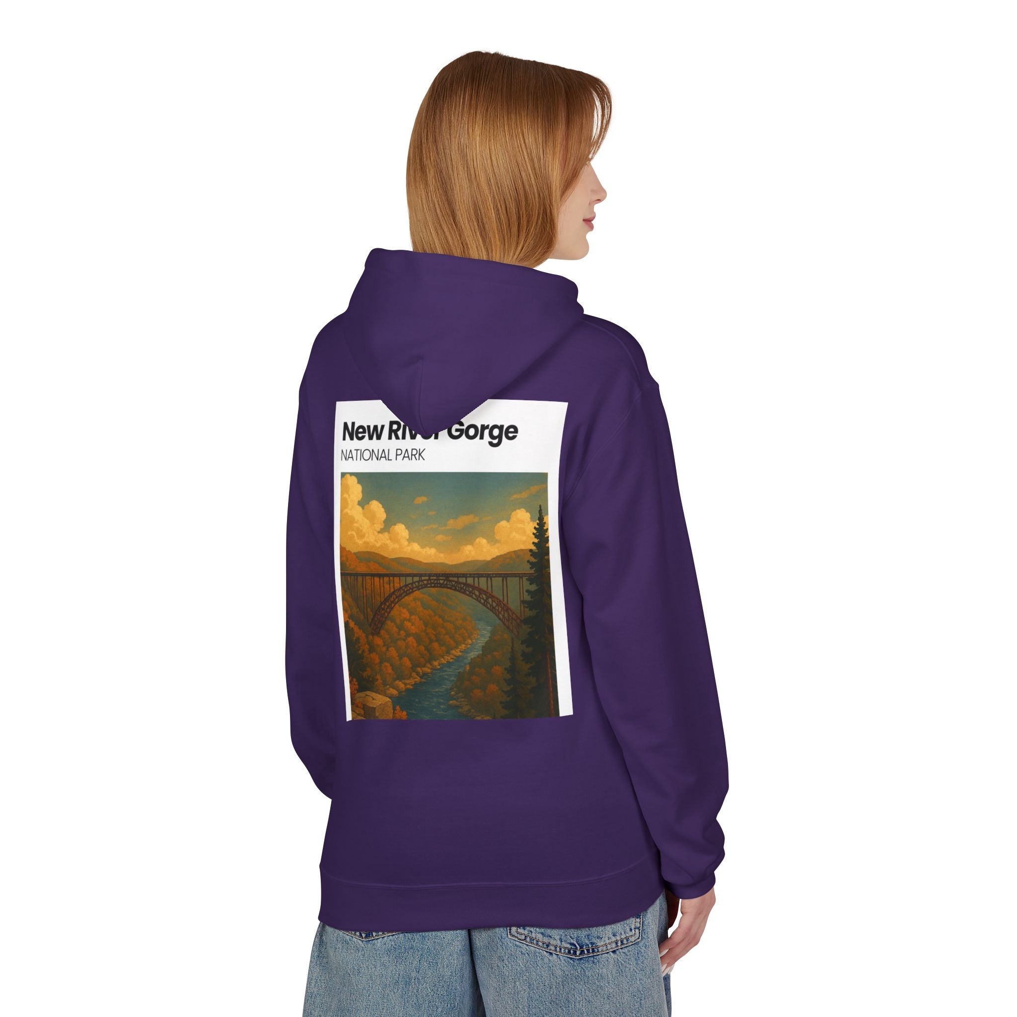 New River Gorge National Park hoodie | Scenic Bridge Landscape Pullover