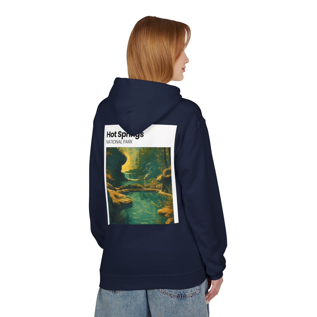 Hot Springs National Park Hoodie | Scenic Thermal Pool Illustration