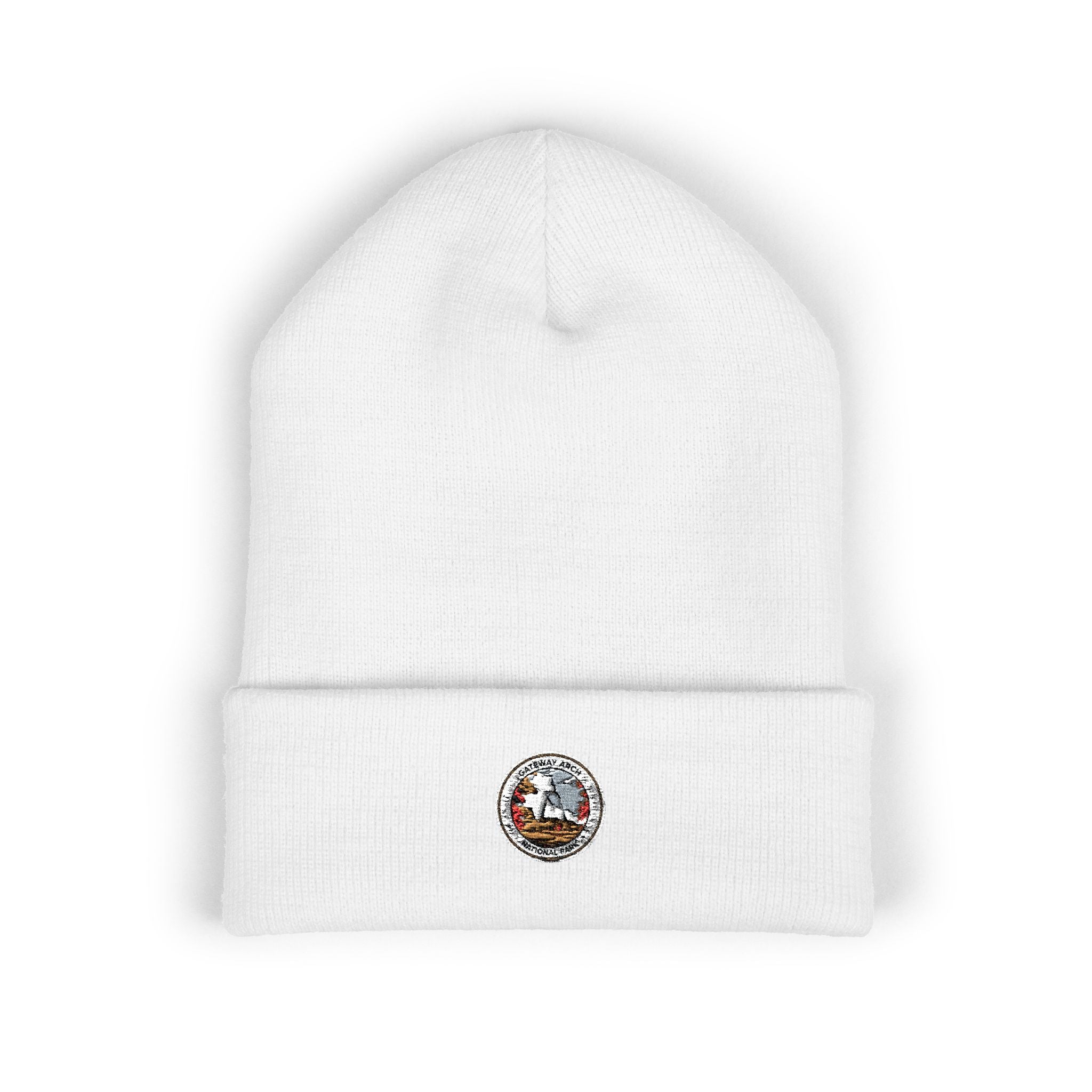 Sleeping Fox Emblem Beanie | Embroidered Cuffed Beanie