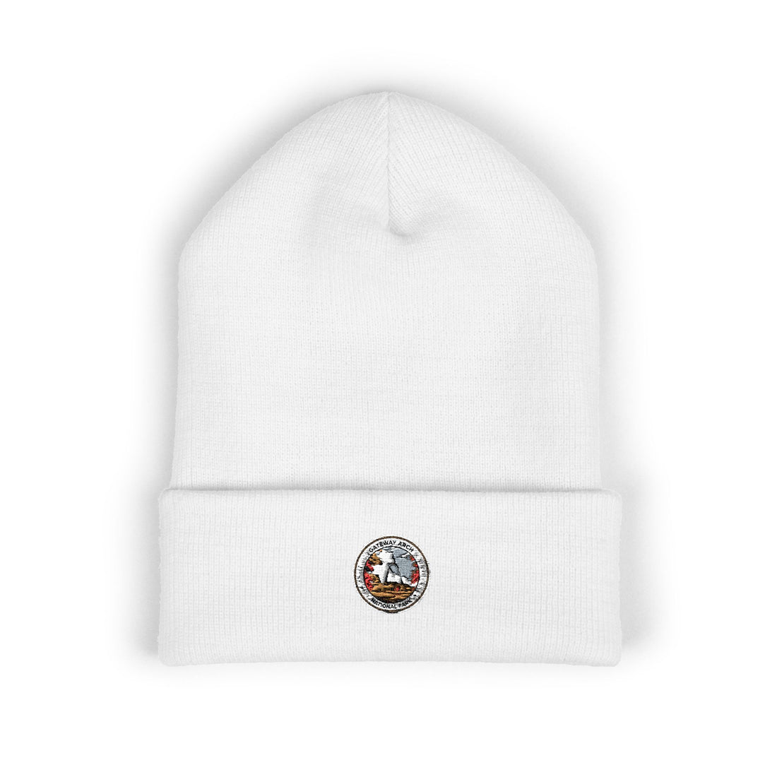 Sleeping Fox Emblem Beanie | Embroidered Cuffed Beanie