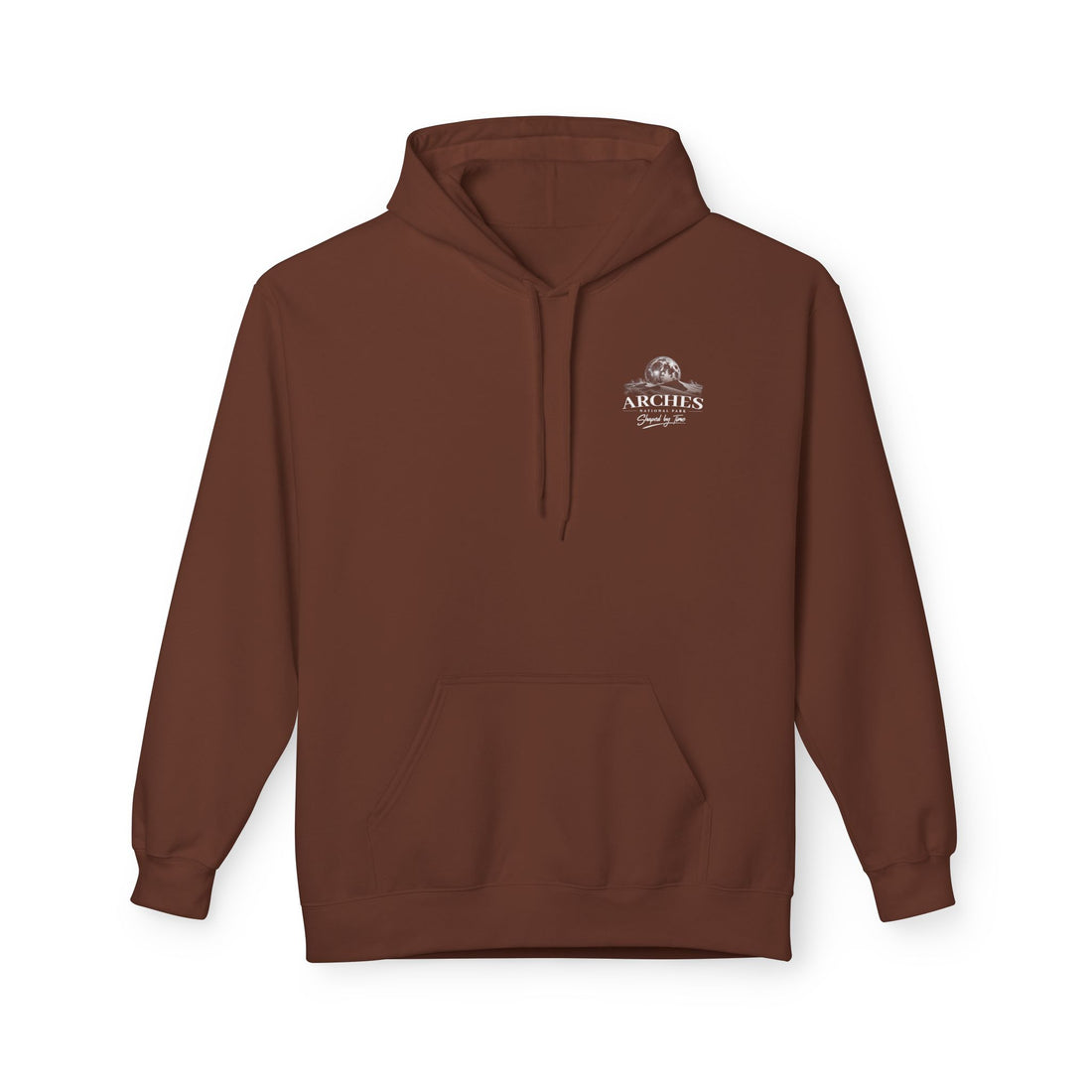 Arches National Park Desert Moon Graphic Hoodie