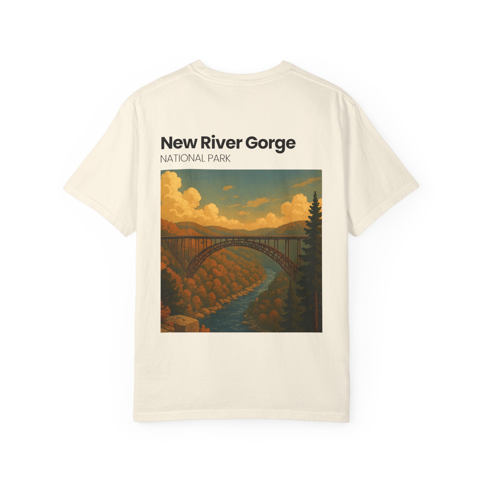 New River Gorge National Park Bridge T-Shirt | Vintage Landscape Tee
