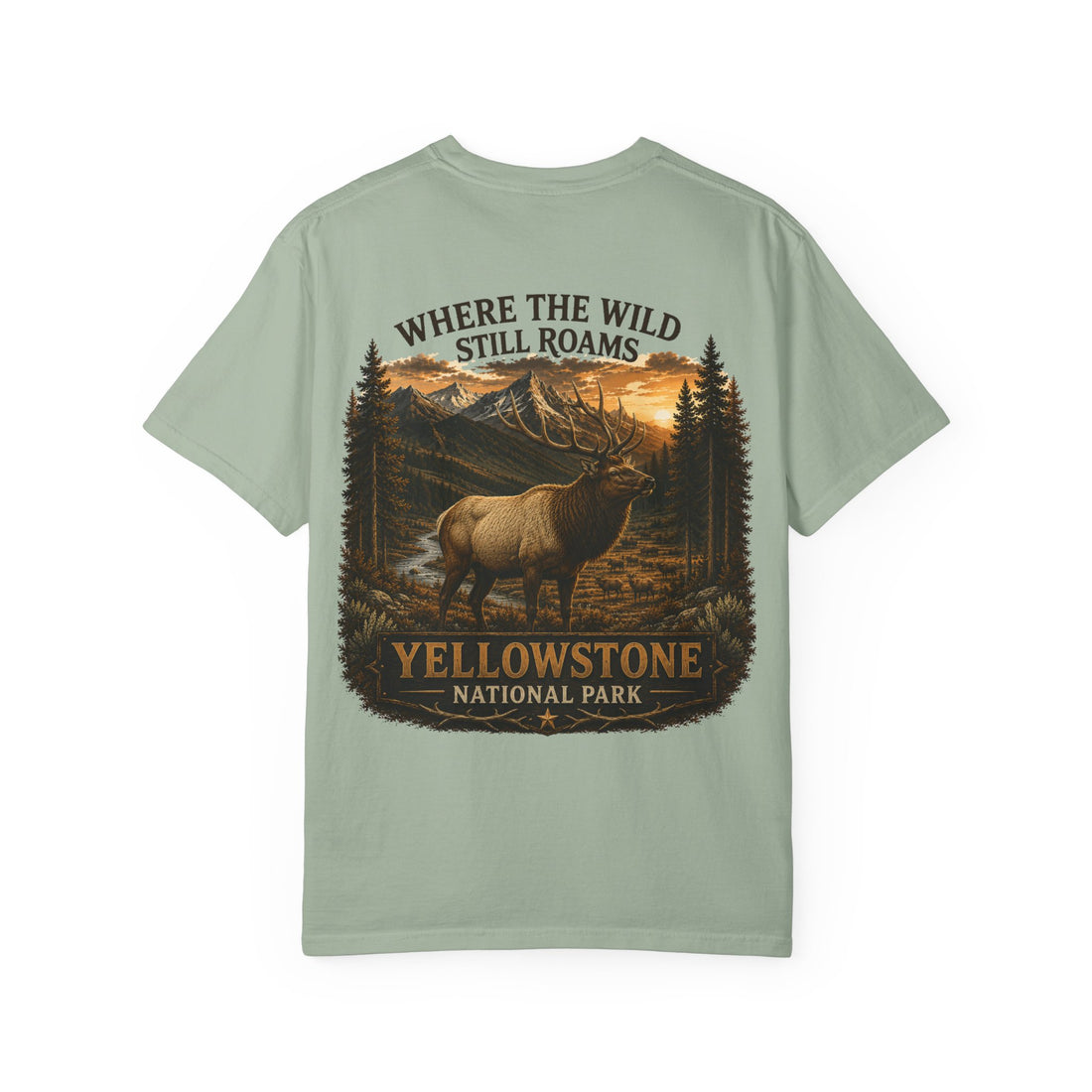 Yellowstone Elk – Where the Wild Still Roams T-Shirt