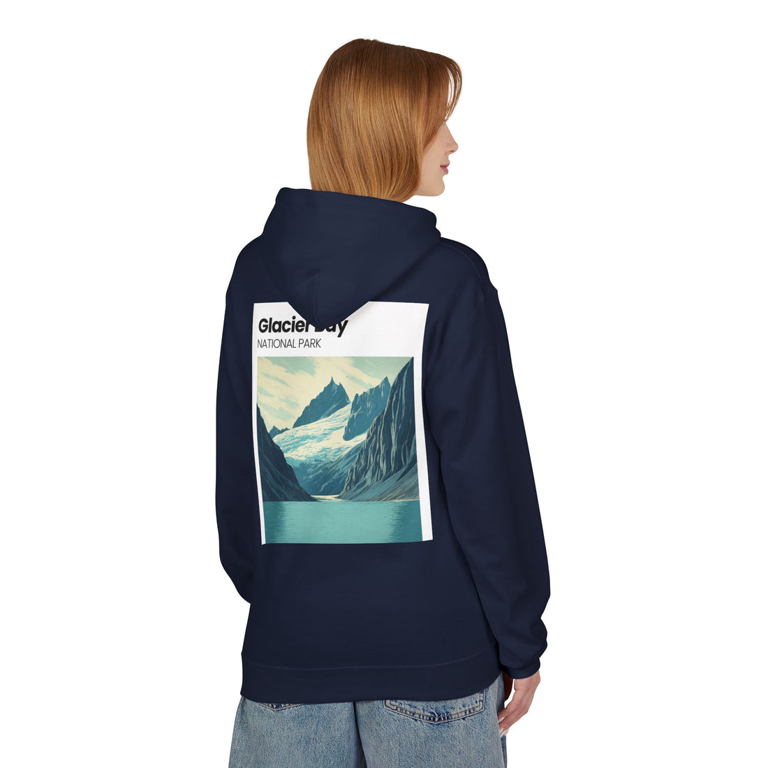 Vintage Wave Surf Patch Hoodie | Small Chest Graphic, Coastal Vibes