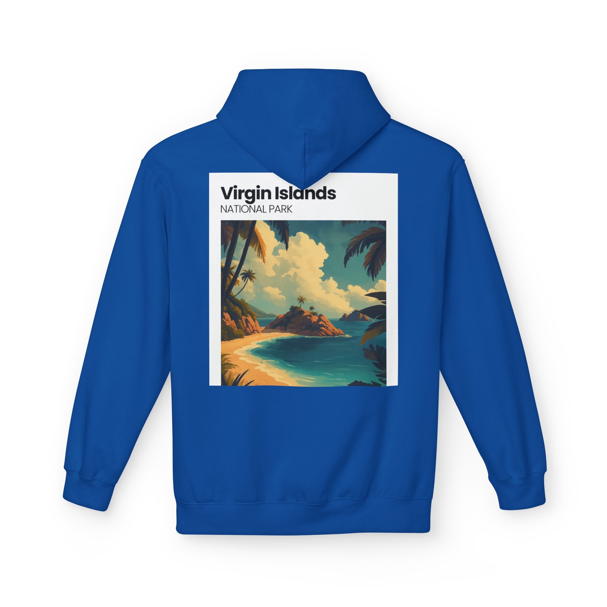 Virgin Islands National Park Beach Hoodie | Tropical Island Sunset