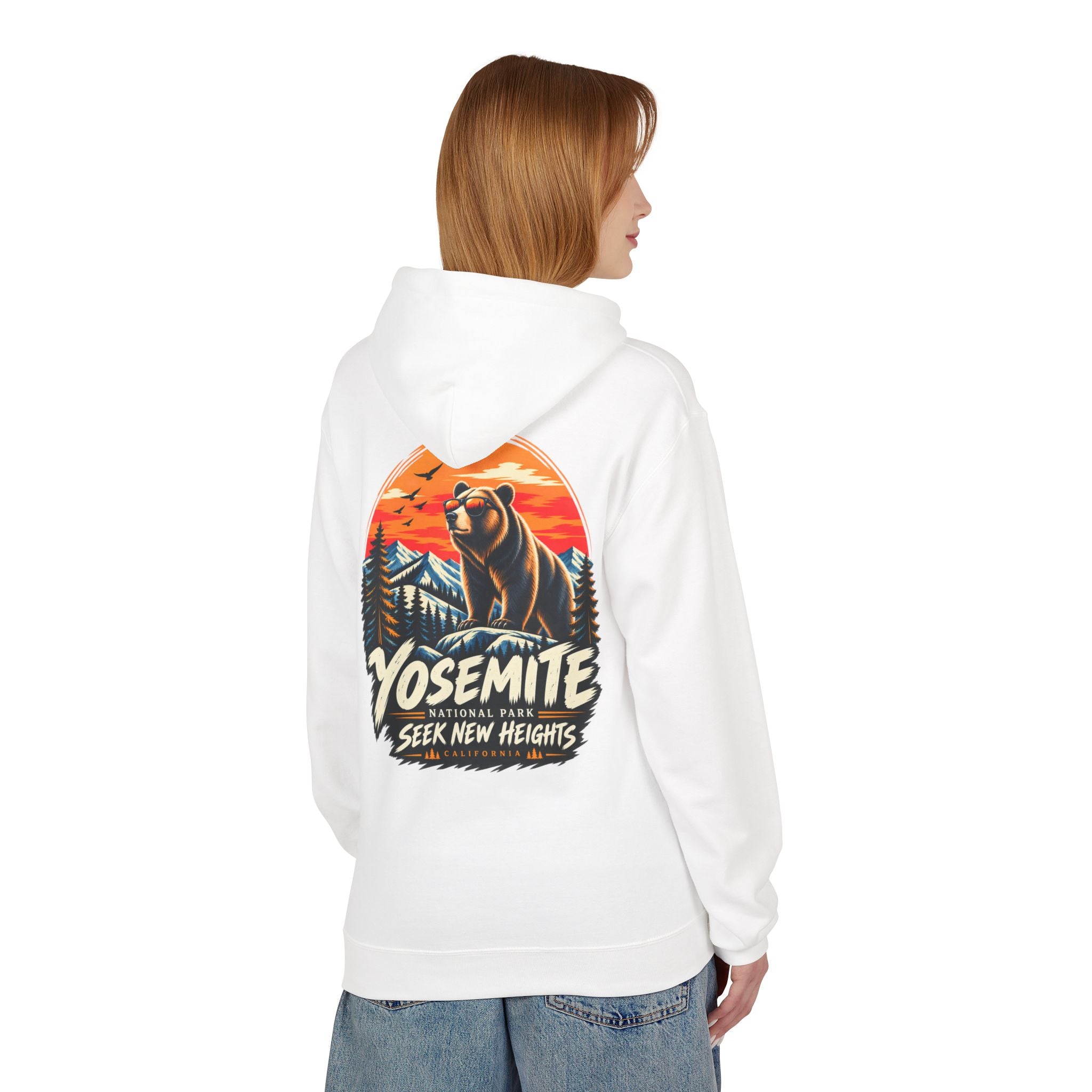 Yosemite National Park Black Bear – Seek New Heights Hoodie