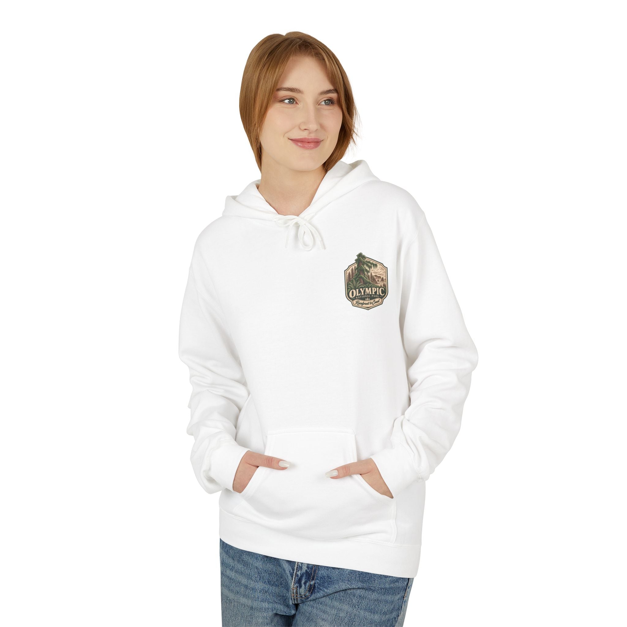Olympic National Park Hoh Rainforest Graphic Hoodie