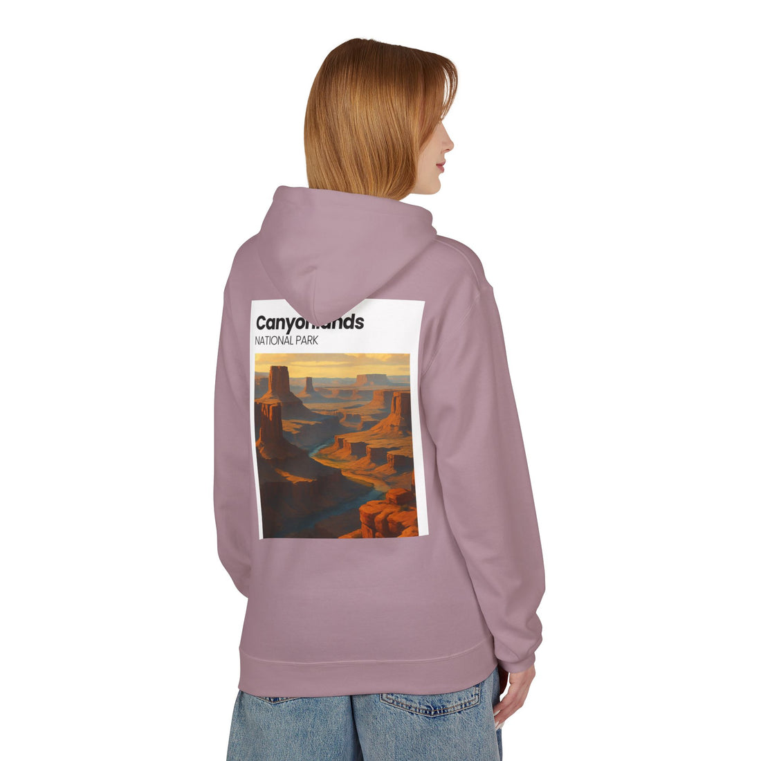 Canyonlands National Park landscape Hoodie | Retro desert canyon art