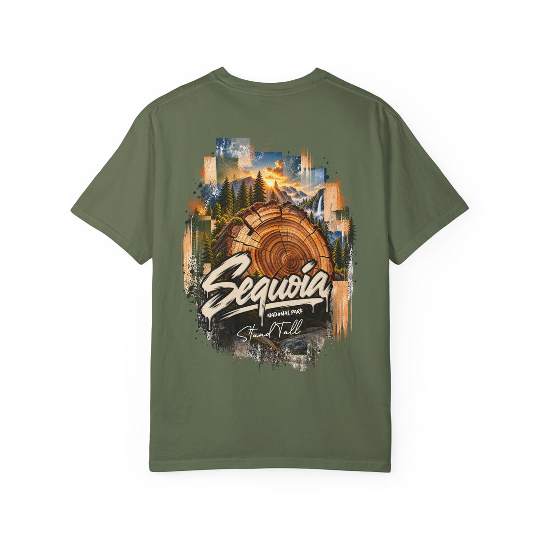 Sequoia National Park – Tree Rings Stand Tall Graphic T-Shirt
