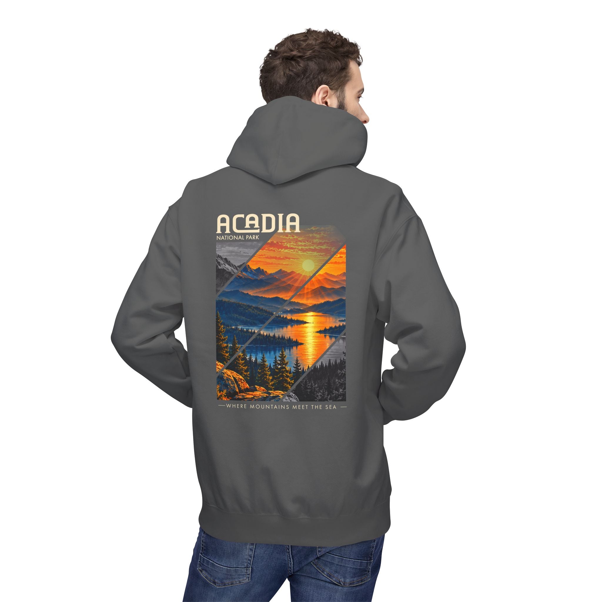 Acadia National Park Sunrise Graphic Hoodie