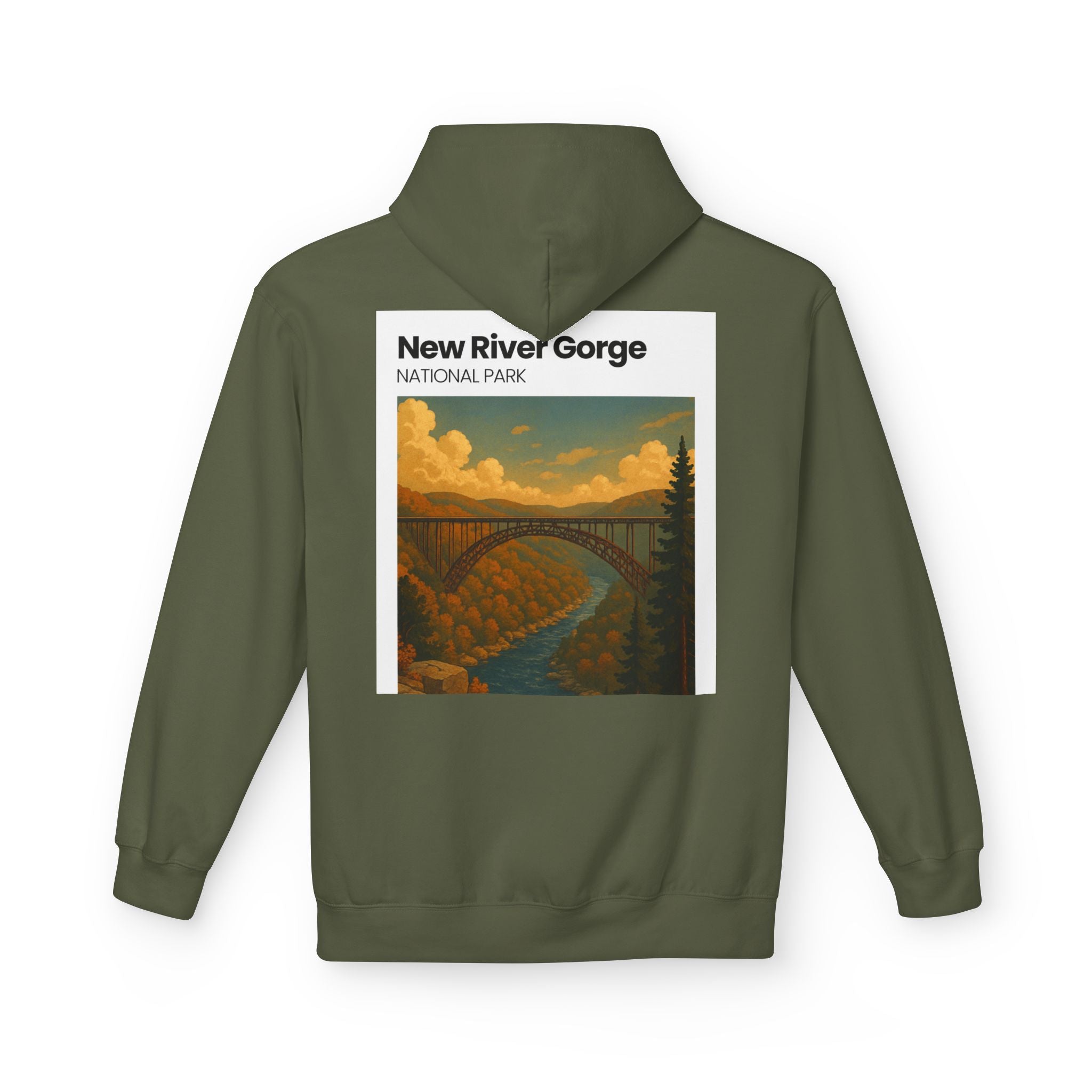 New River Gorge National Park hoodie | Scenic Bridge Landscape Pullover