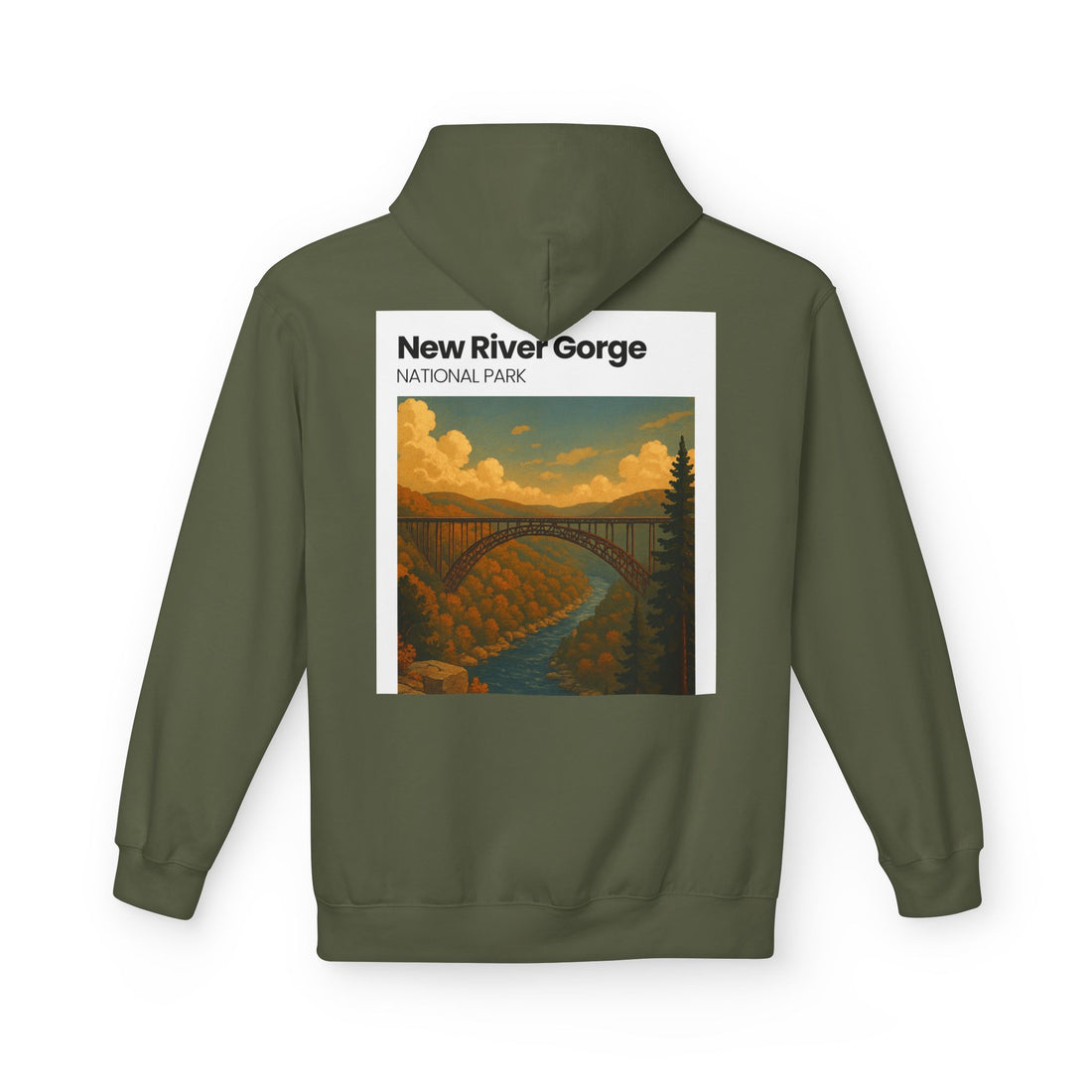 New River Gorge National Park hoodie | Scenic Bridge Landscape Pullover