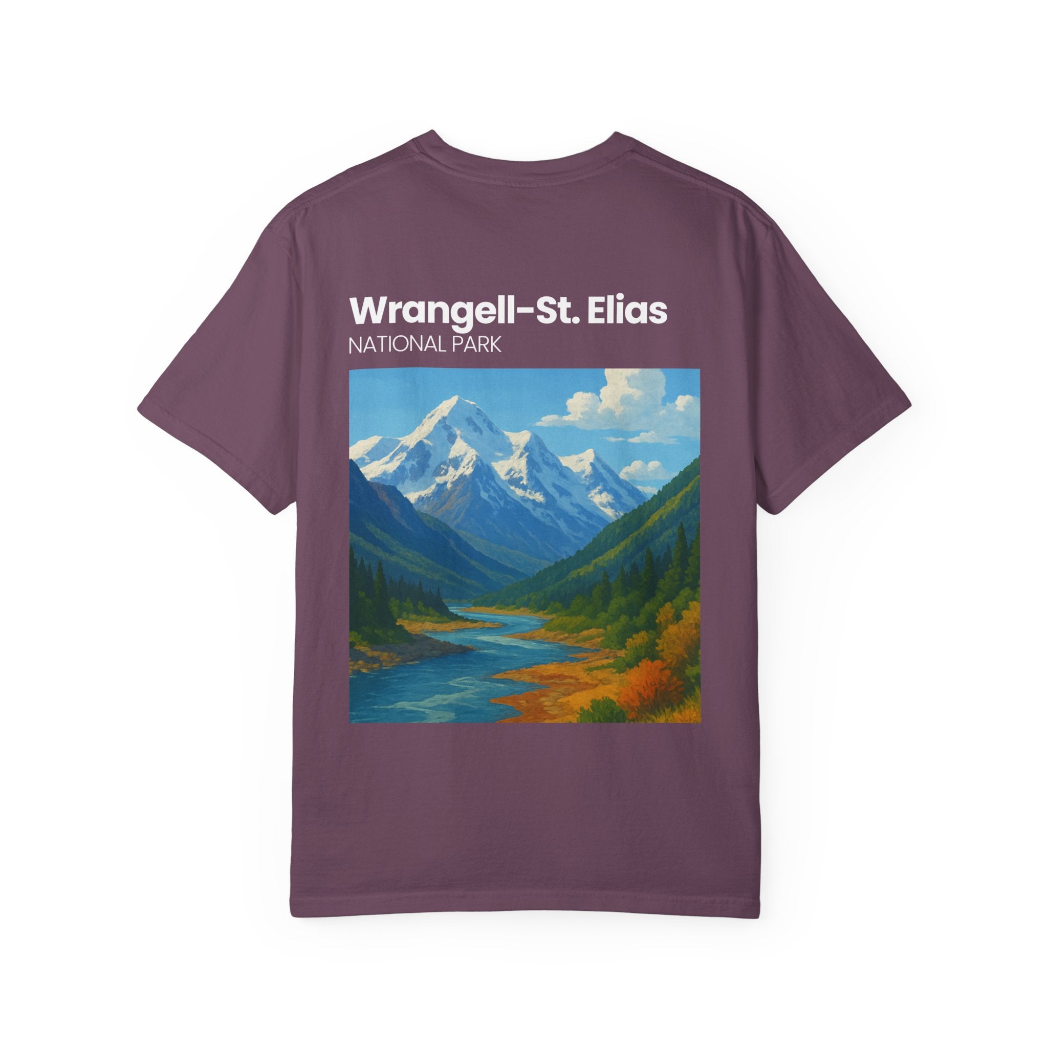 Wrangell-St. Elias National Park landscape T-Shirt | Mountain scenic tee