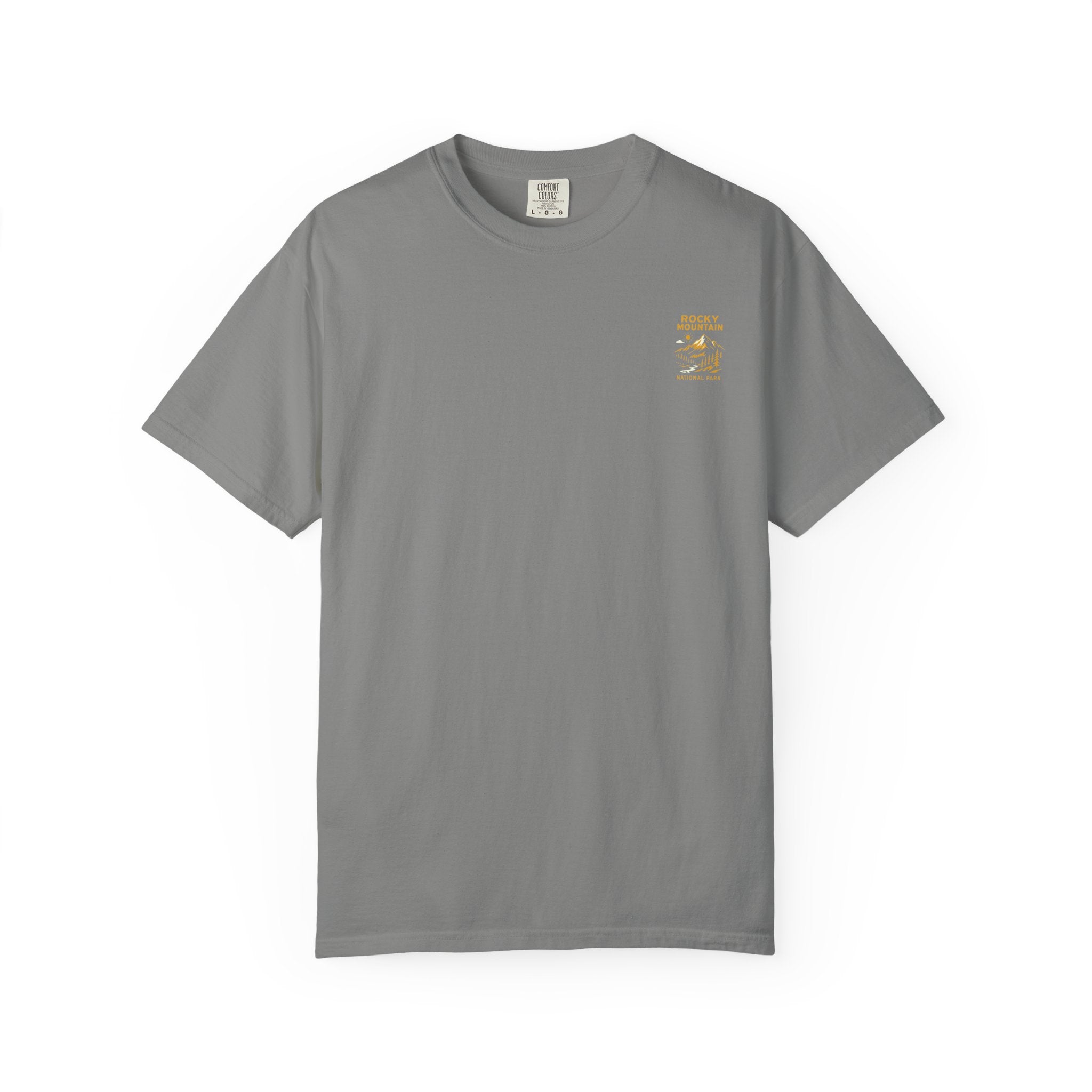 Rocky Mountain National Park Vintage Poster T-shirt | Mountain Landscape Tee