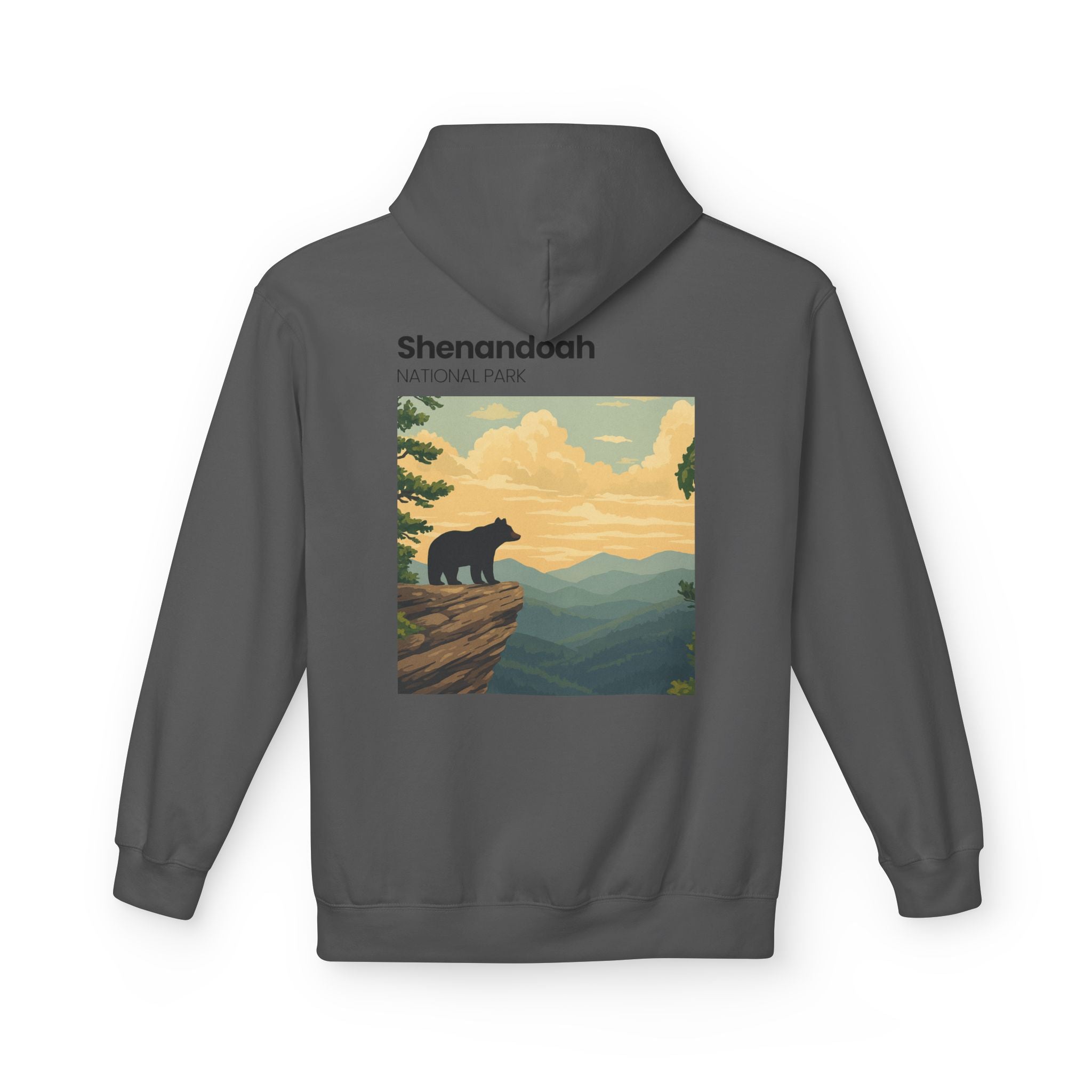 Shenandoah National Park Bear Hoodie | Vintage Travel Poster style