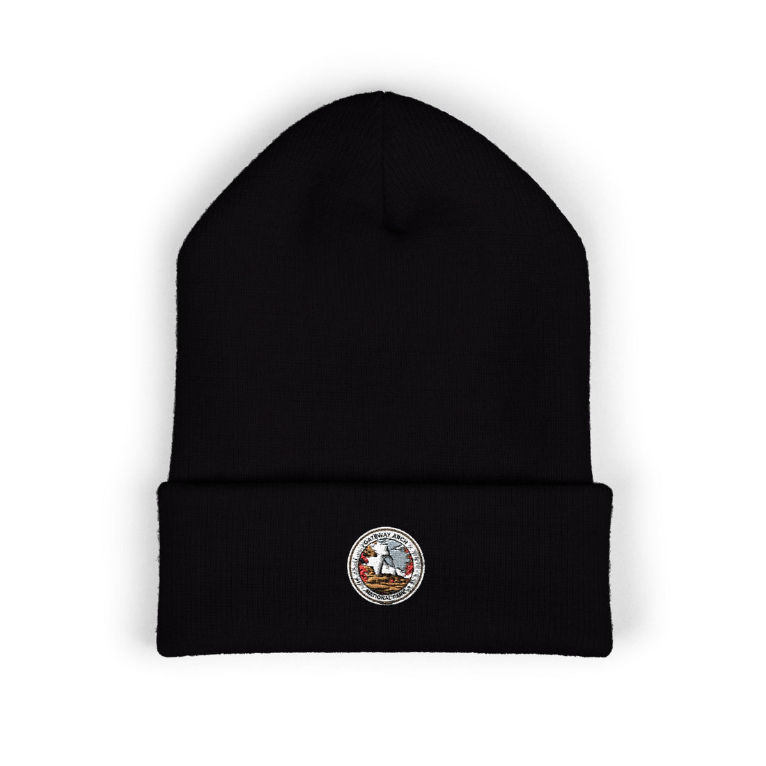 Sleeping Fox Emblem Beanie | Embroidered Cuffed Beanie