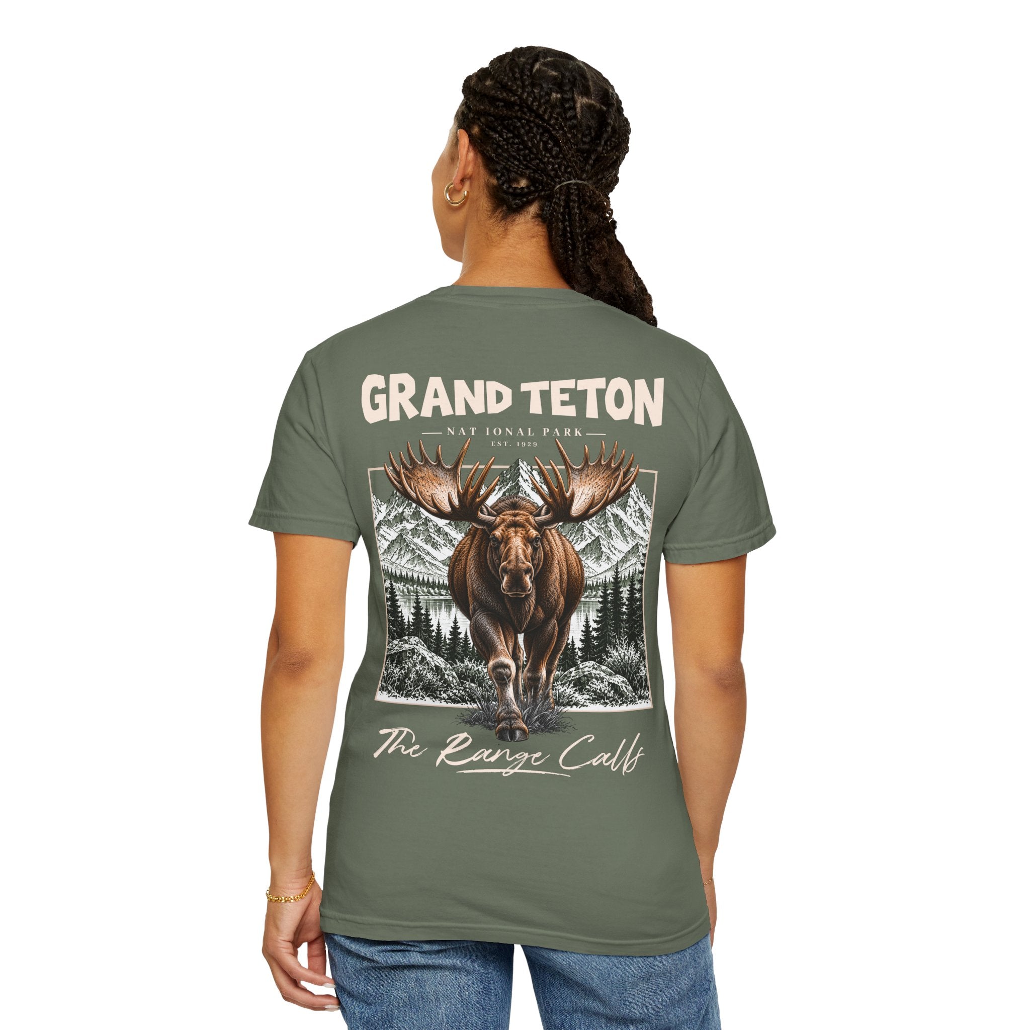 Grand Teton National Park Moose Graphic T-Shirt