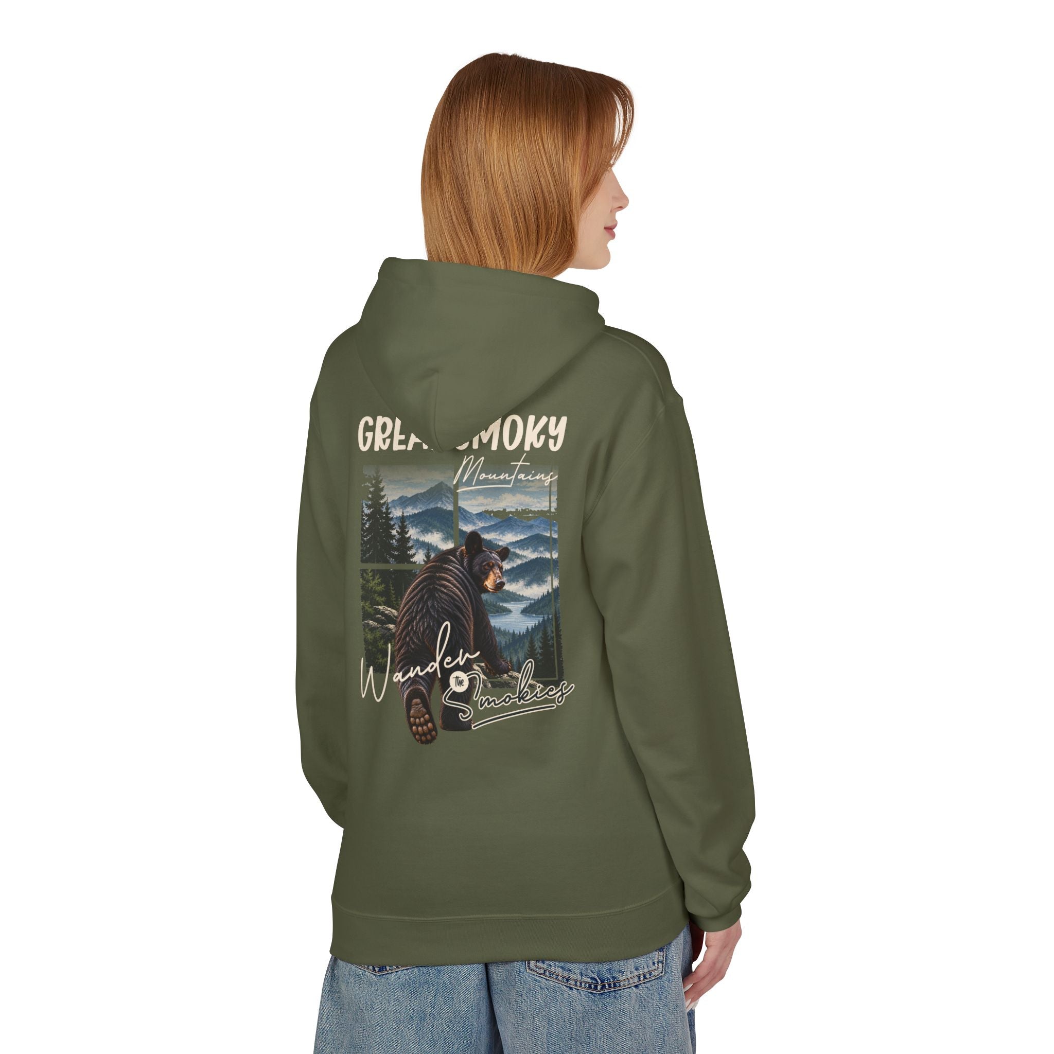 Great Smoky Mountains Black Bear Graphic  hoodie