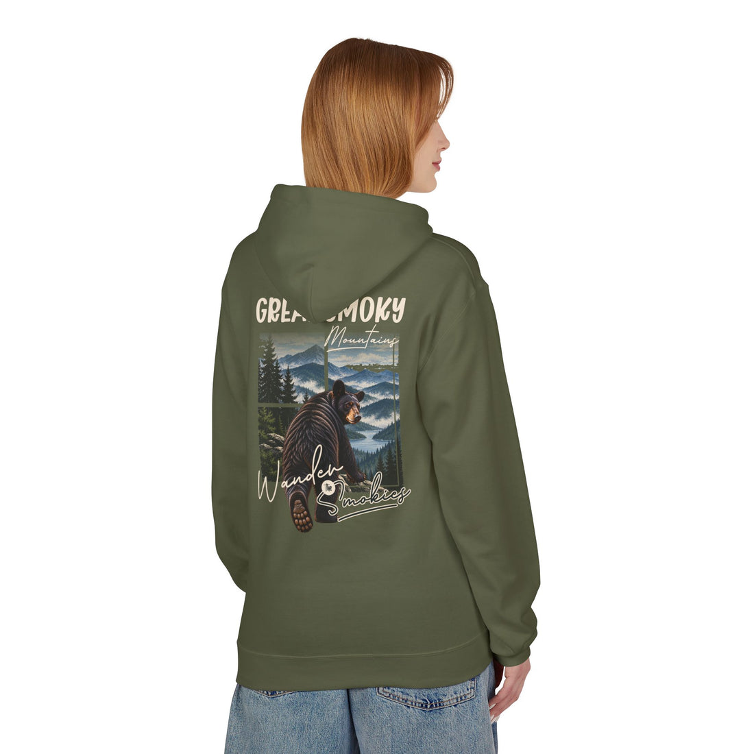 Great Smoky Mountains Black Bear Graphic  hoodie