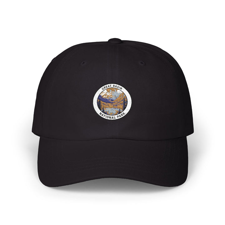 National Park Mountain Patch Classic Dad Cap | Embroidered Outdoor Logo Hat