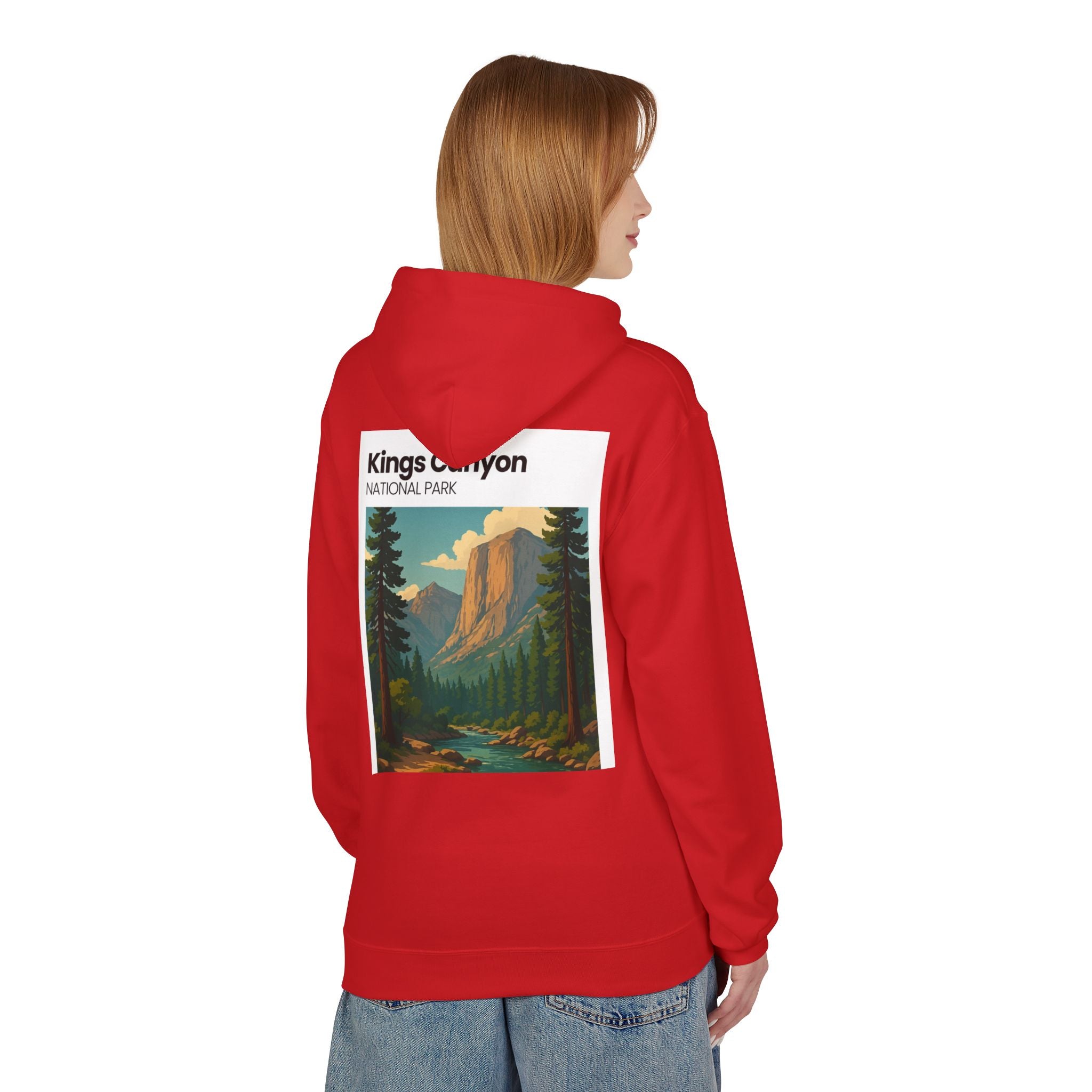 Kings Canyon National Park Hoodie | Vintage Landscape Graphic