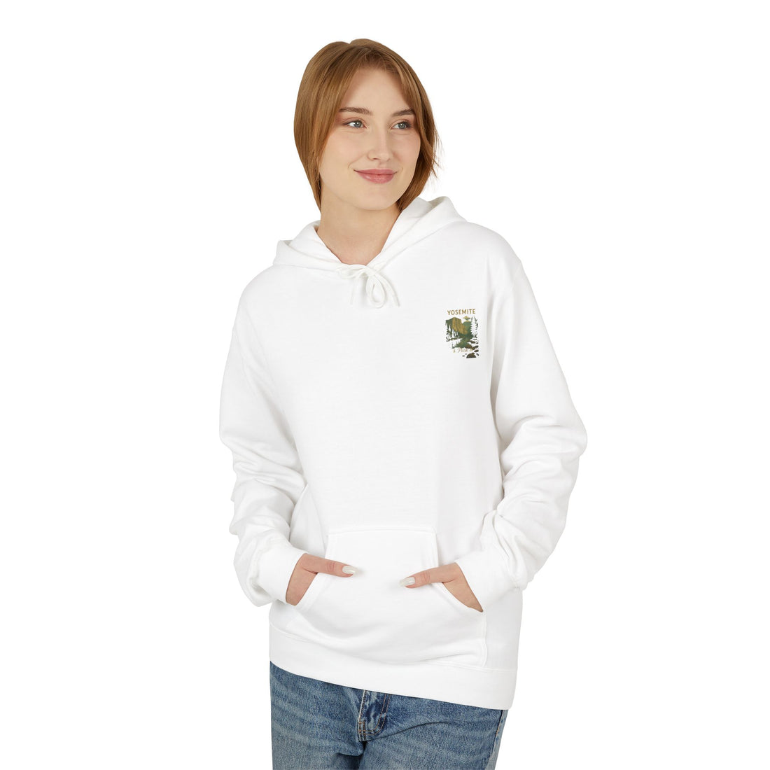 Yosemite National Park Half Dome Illustration Hoodie | National Park Travel Sweatshirt