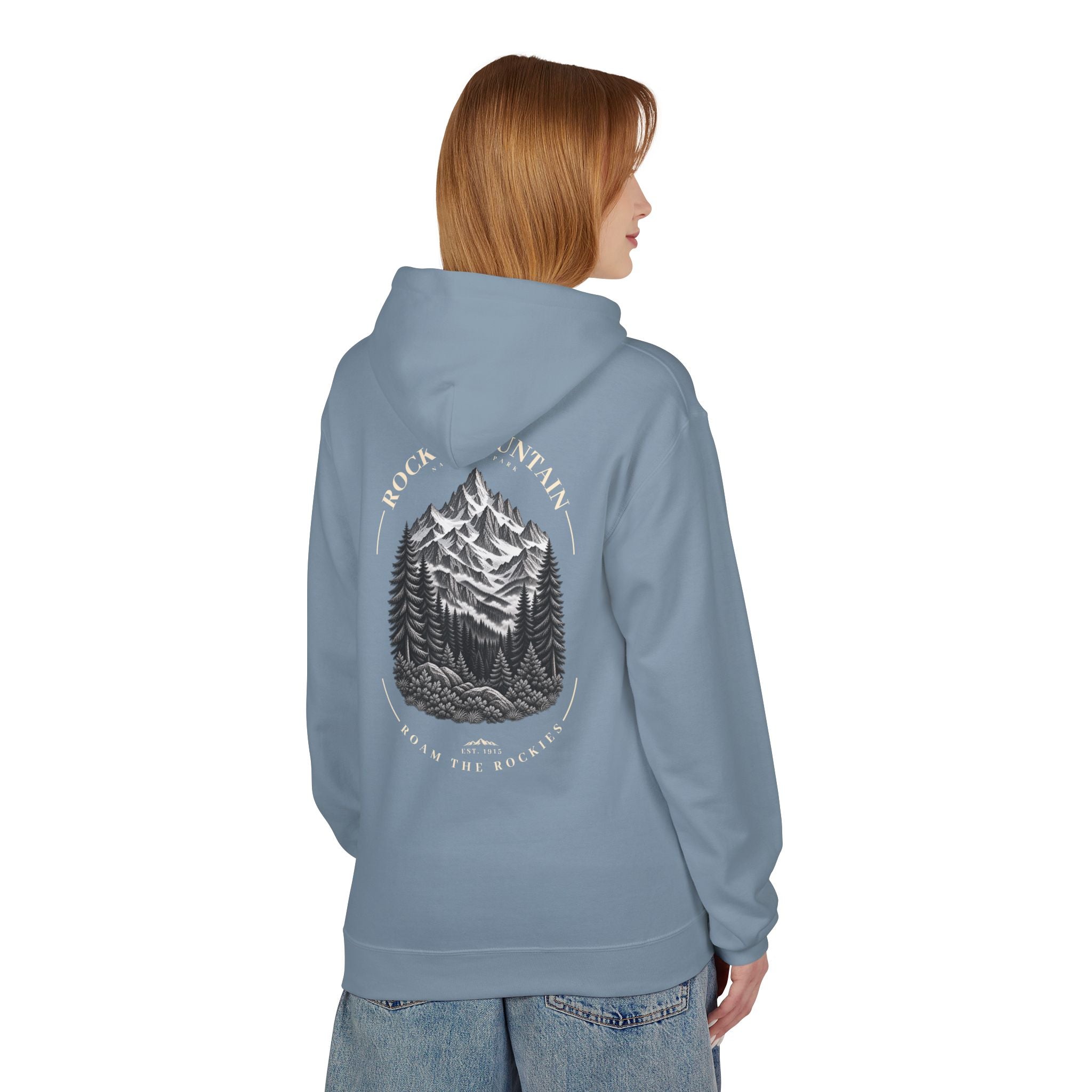 Rocky Mountain National Park Mountain Range Graphic Hoodie