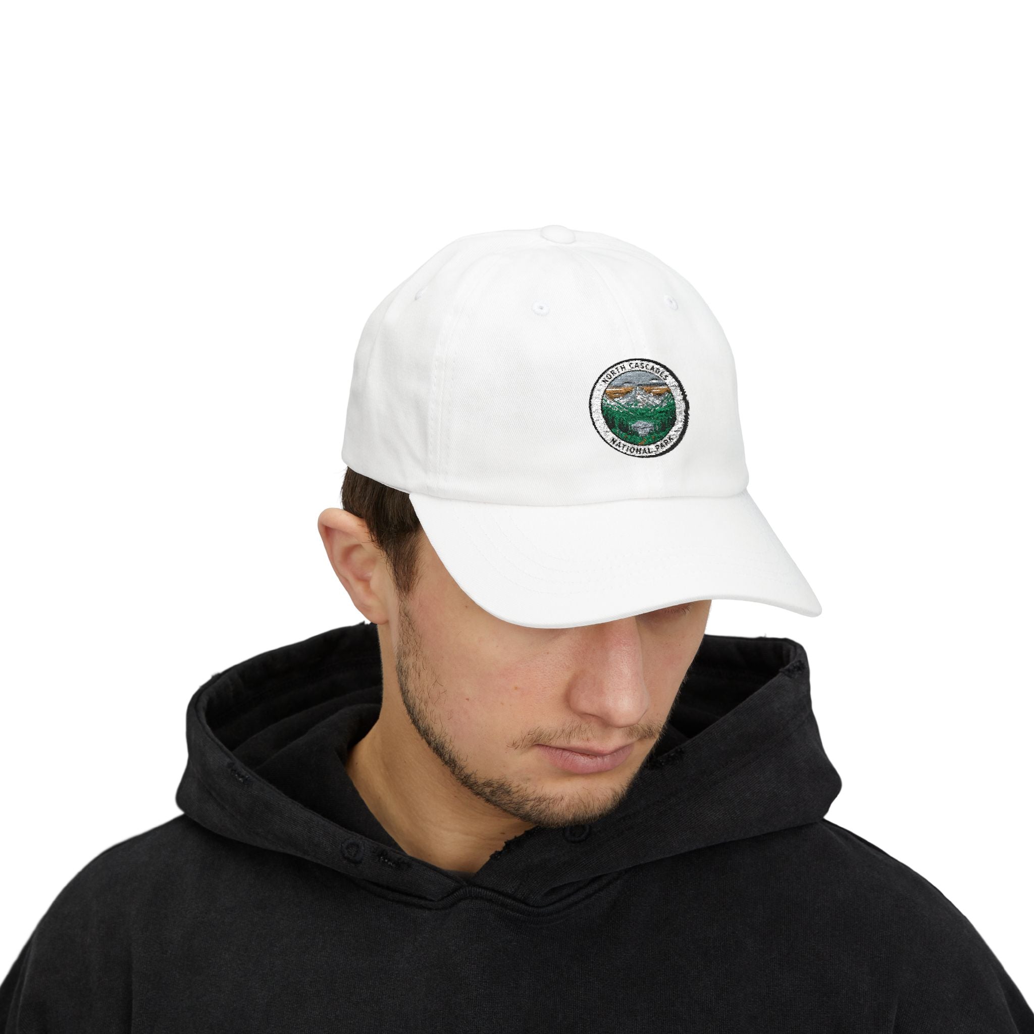 Mountain Forest Patch Cap | Outdoor Adventure Dad Hat