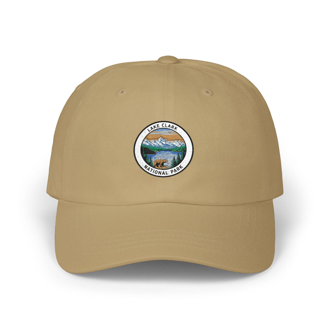 Yellowstone National Park landscape Dad Cap | embroidered patch style hat