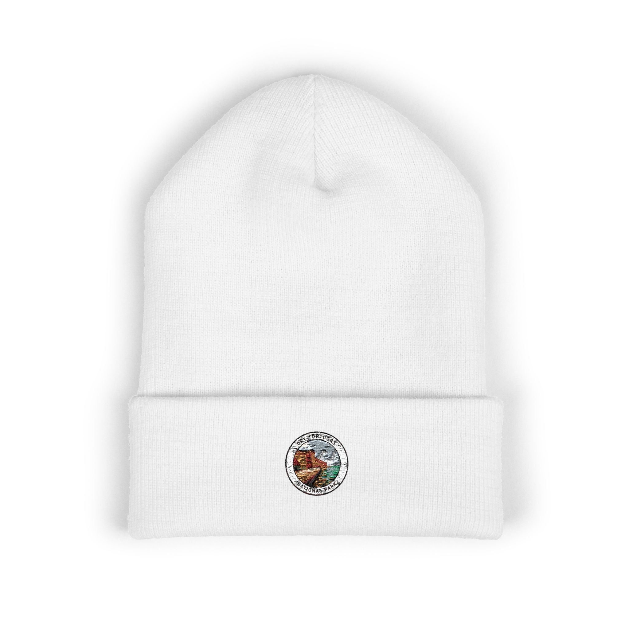 Dry Tortugas Vintage Running Fox Embroidered Beanie | Forest Animal Patch