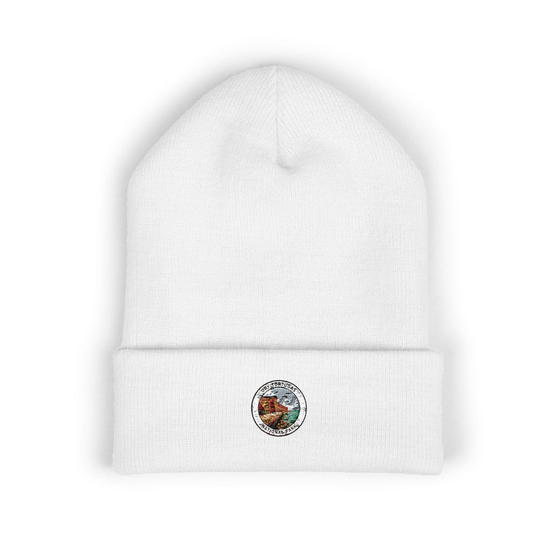 Dry Tortugas Vintage Running Fox Embroidered Beanie | Forest Animal Patch