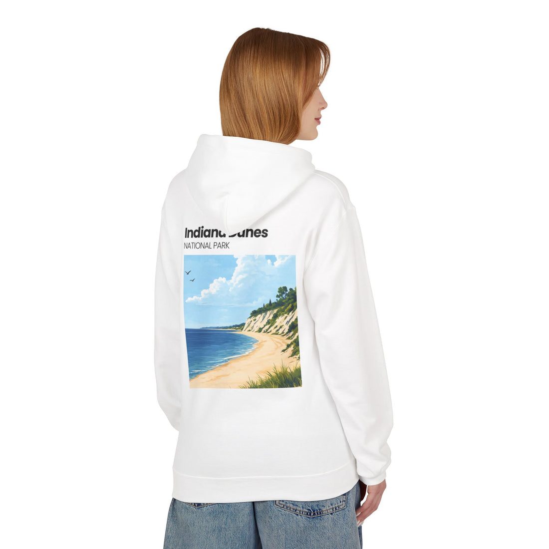 Indiana Dunes National Park Beach Hoodie | Vintage Travel Scenic Sweatshirt