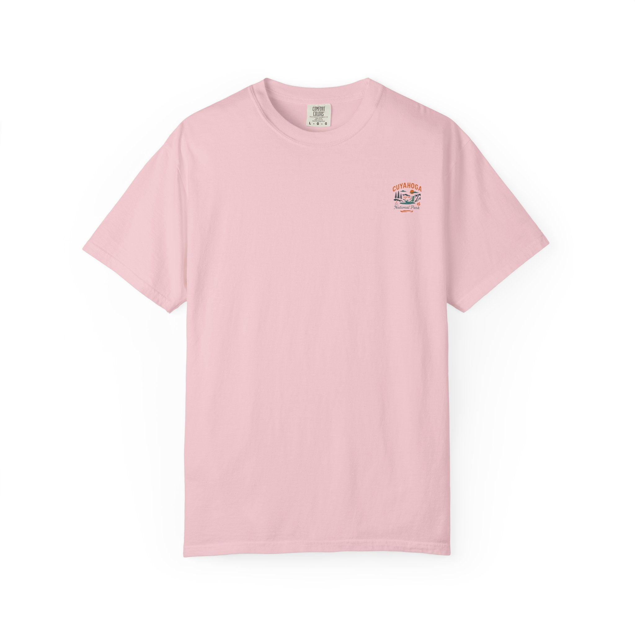 Cuyahoga Valley Waterfall Illustration T-Shirt | National Park Landscape