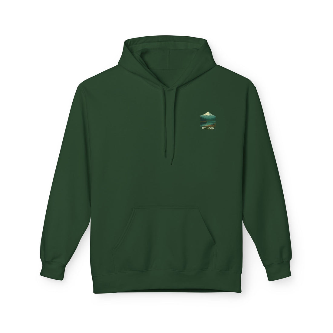 Mt. Hood National Park landscape Hoodie | Vintage mountain poster design