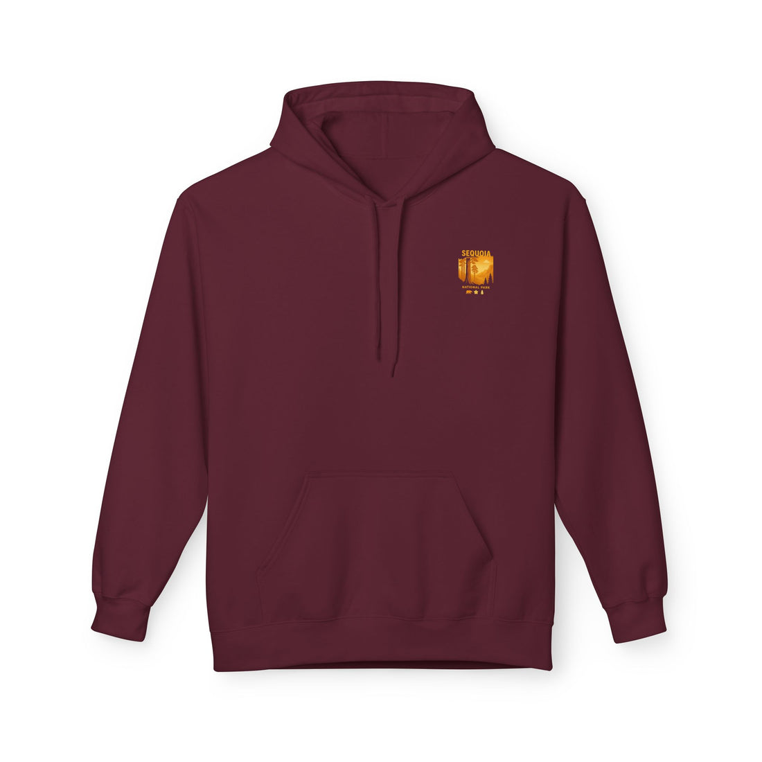 Sequoia National Park Vintage Poster Hoodie | Forest Landscape Sweatshirt